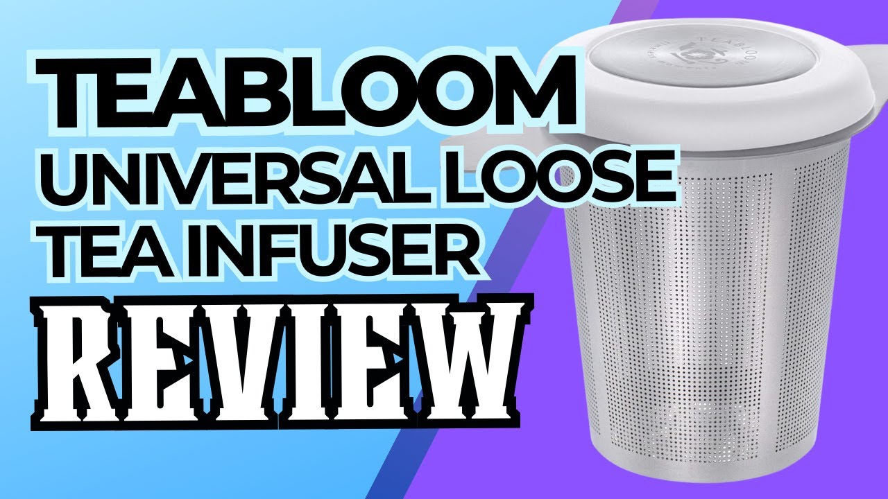 HONEST REVIEW & DEMO of Teabloom Universal Loose Tea Infuser with Dual-function Lid/Dish