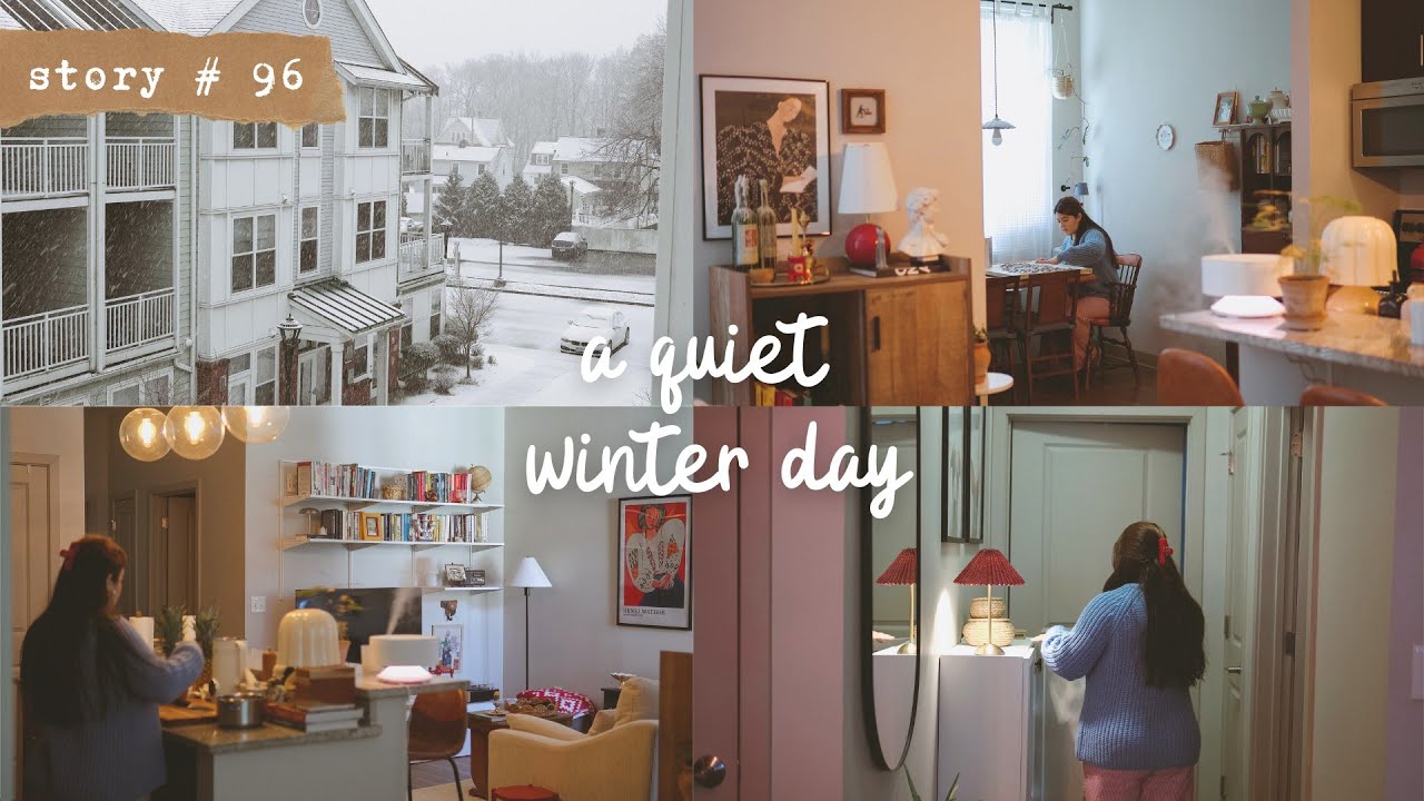 A Quiet Snow Day at Home | Cozy Slow Living Vlog | Winter in New England | Simple Living