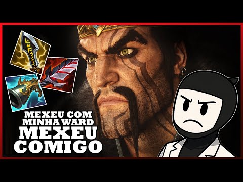 Interromperam meu momento espiritual com a sentinela… o Draven não perdoou 😈