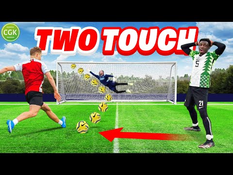 Tobi & Chris MD 2-Touch Shooting Challenge VS Premier League Footballers!