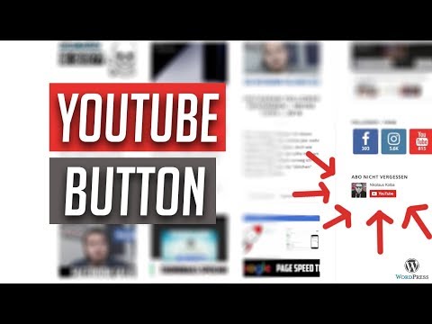 YouTube Subscribe Button bei WordPress einfügen in weniger als 5 Minuten!