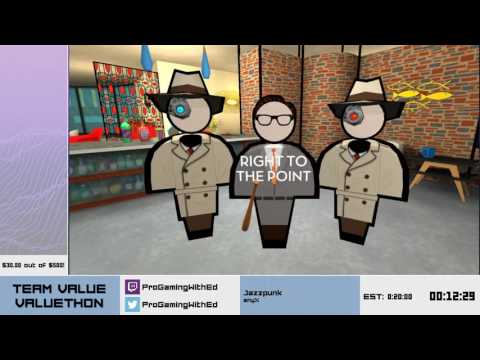 Valuethon 2 - Jazzpunk Any% with ProGamingWithEd