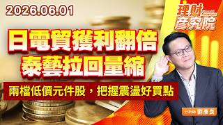 0601 日電貿獲利翻倍，泰藝拉回量縮；兩檔低價元件股，把握震盪好買點｜理財彥究院｜劉彥良 (圖)