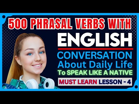 Phrasal Verbs With Daily English Conversation L 2  English Conversation Learn English Vocab 