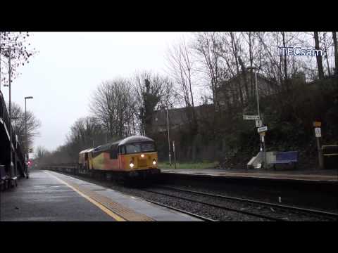 (HD) 56113 passes a grotty Keynsham 31/12/13