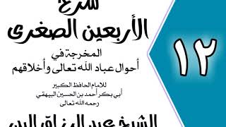 12 - شرح الأربعين الصغرى للبيهقي الباب العاشر في الخوف والرجاء الشيخ عبد الرزاق البدر image