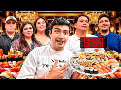 THE FOLLOWER WHO EATS THE MOST SUSHI WINS THE PRIZE 🏆