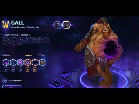 Heroes of the Storm - Cho'gall (Gall) Guide