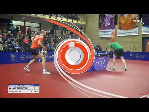 NK 2018 Finale heren: Ewout Oostwouder - Barry Wijers