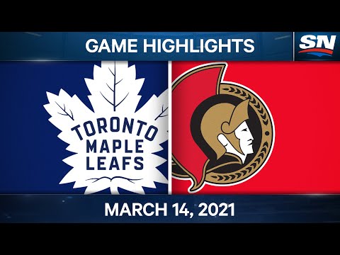 NHL Game Highlights | Leafs vs. Senators – Mar. 14, 2021