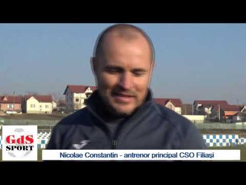 Nae Constantin şi-a intrat în pâine la CSO Filiaşi