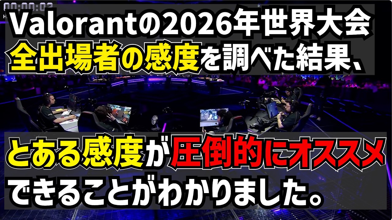 VCTMastersSantiagoの全出場者の感度とKDを調べて、おすすめの感度と腕の置き方を解説します。【最高レディアントランクが解説】