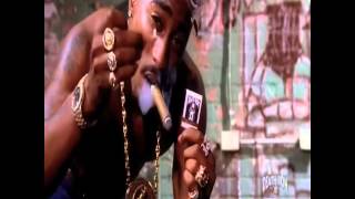 Tupac Shakur ft 50 cent-toss it up 'DJ Lucki Remix' Music Video