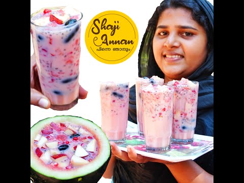 WATER MELON MILK SARBATH  one minute recipe by shaji annan #shortvideo #shorts