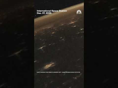 Russian missile attack on Kyiv seen from space