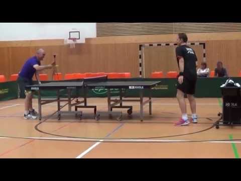 Table Tennis Exhibition Saive Jean Michel and Philippe 20150528 Gaimersheim Tischtennis Show 4