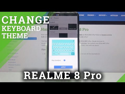 How to Change Keyboard Theme in REALME 8 Pro – Find Keyboard Customization