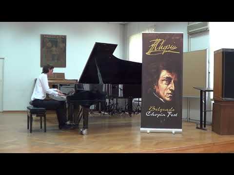 BELGRADE CHOPIN FEST 2019 - Review of piano talents, Seferović Nedim