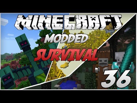 Minecraft: Modded Survival Ep. 36 - A Raid on the Castle!!