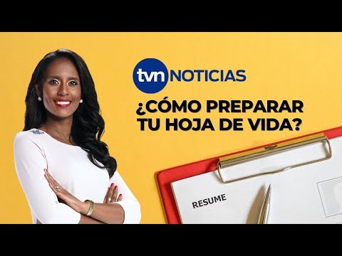 Tu oportunidad: preparar una hoja de vida
