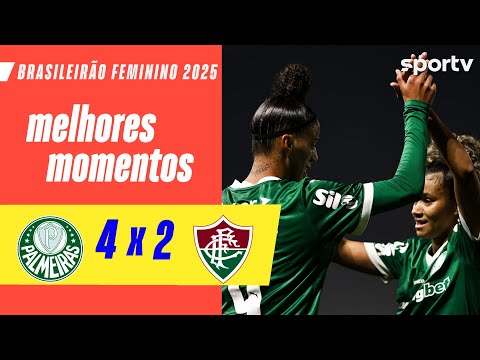 Gols e lances de Palmeiras x Fluminense