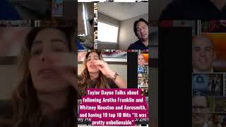 Taylor Dayne on following Aretha Franklin &amp; Whitney Houston, &amp; having 19 top 10 Hits, “Unbelievable”