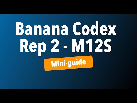 Banana Codex Replication 2 - M12S Mini-guide