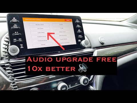 2018-2021 honda accord sport audio sound system upgrade free mod