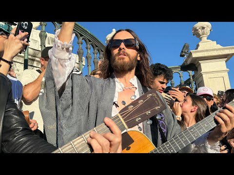 Jared Leto and Stevie Aiello - acoustic at Lisboa