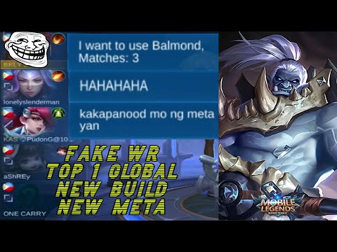 Top 1 Global Balmond Fake Winrate New Build 2020