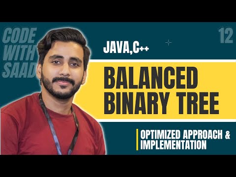 Leetcode Balanced Binary Tree Solution Explained Java C Leetcode 110 Saad Aslam