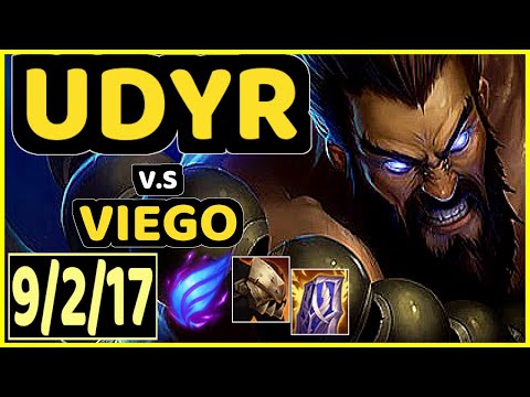 UDYR vs VIEGO - 9/2/17 KDA JUNGLE CHALLENGER GAMEPLAY - KR