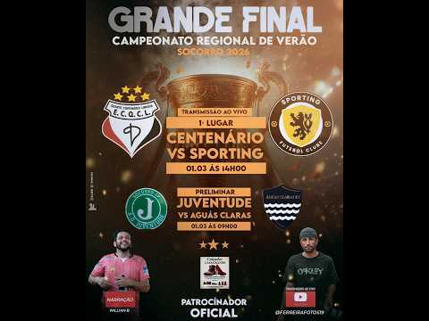 🏆🔥 FINAL DO CAMPEONATO | Sporting Futebol Clube 🆚 Quarto Centenário Lindóia | AO VIVO 🔥🏆