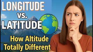 Understanding about: Longitude, Latitude, Altitude with Examples in four minutes