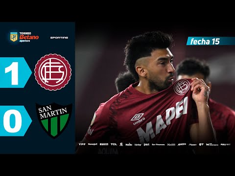 LANÚS 1 - 0 SAN MARTÍN (SJ) I Resumen del partido | #TorneoBetano Apertura 2025