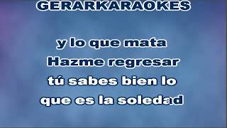 Hazme regresar - Ricardo Montaner - Karaoke