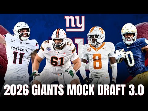 New York Giants 7 Round Mock Draft | Post Senior Bowl 