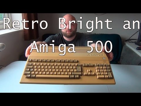 Attempting to Retro Bright My Amiga 500