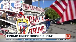 Trump unity bridge float