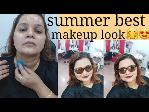 Best summer makeup look (step by step)🤗👍😎