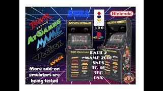 ATGames Emulators part 2 - MAME 2016, NES, SNES, TG16, 3DO, PSX