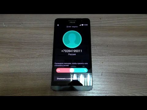 ASUS ZenFone 6 (2014) Black incoming call