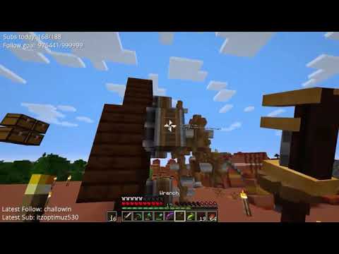 Fundy fails at building a windmill in Minecraft