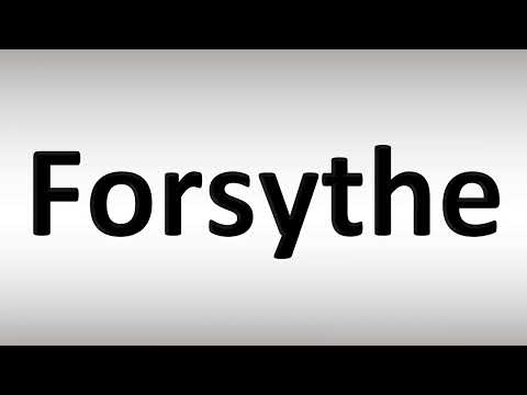 How to Pronounce 'Forsythe'