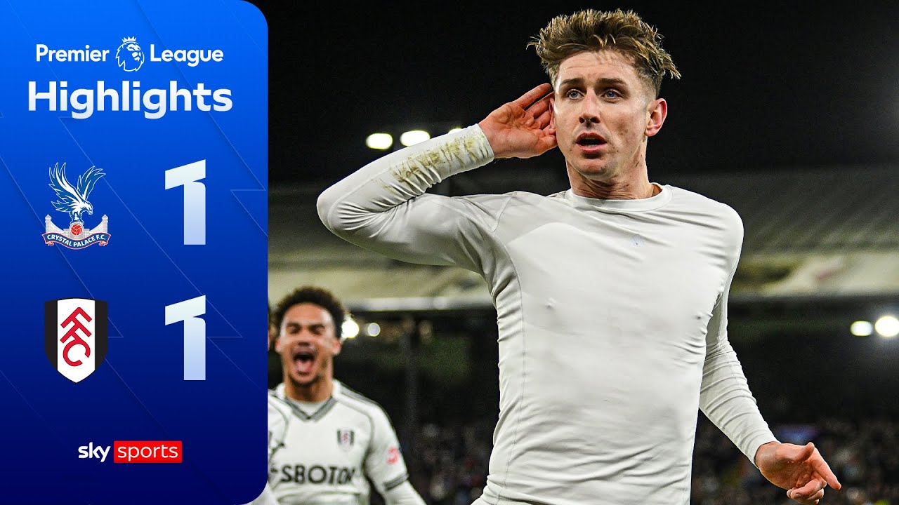 Cairney beauty earns Fulham point! 😍 | Crystal Palace 1-1 Fulham | Premier League Highlights