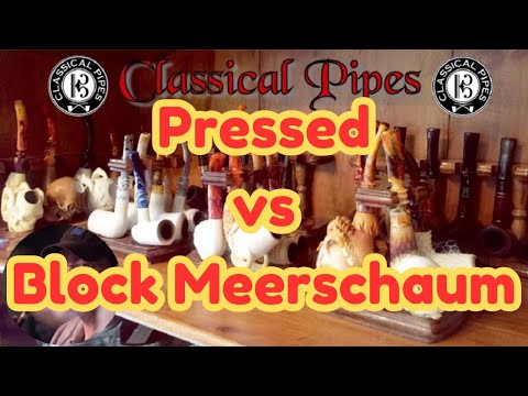 Pressed vs Block Meerschaum, What is the Difference? #tobacco #pipesmoking