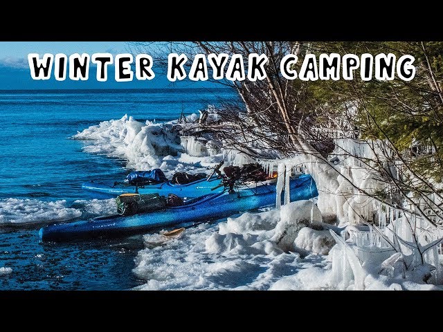 Winter Kayak Camping on an Island