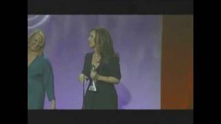 Holly Sorensen Presents to Peri Gilpin - 2010 Gracie Awards 