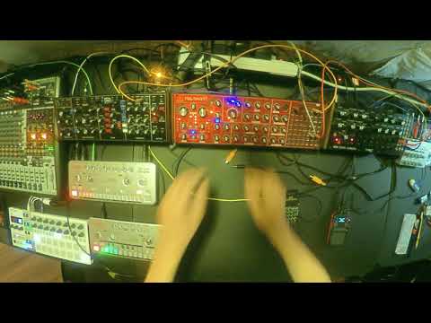 DFAM Neutron ModelD TT-606 TT-303 PO-35 - Live Dark Techno Jam - 2019-06-24