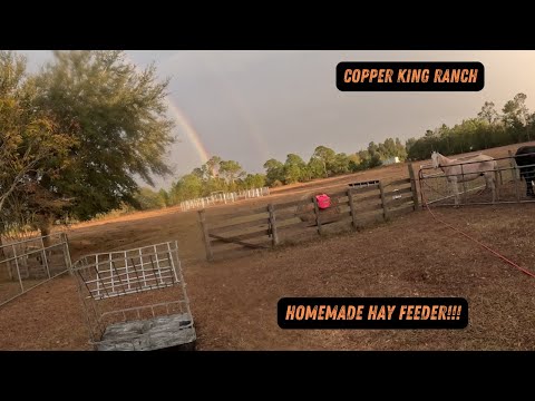 Copper King Ranch: Building a Hay Feeder and Moving the Horse Pen